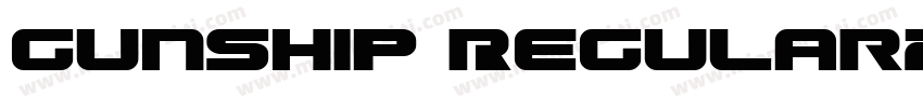Gunship Regular2字体转换